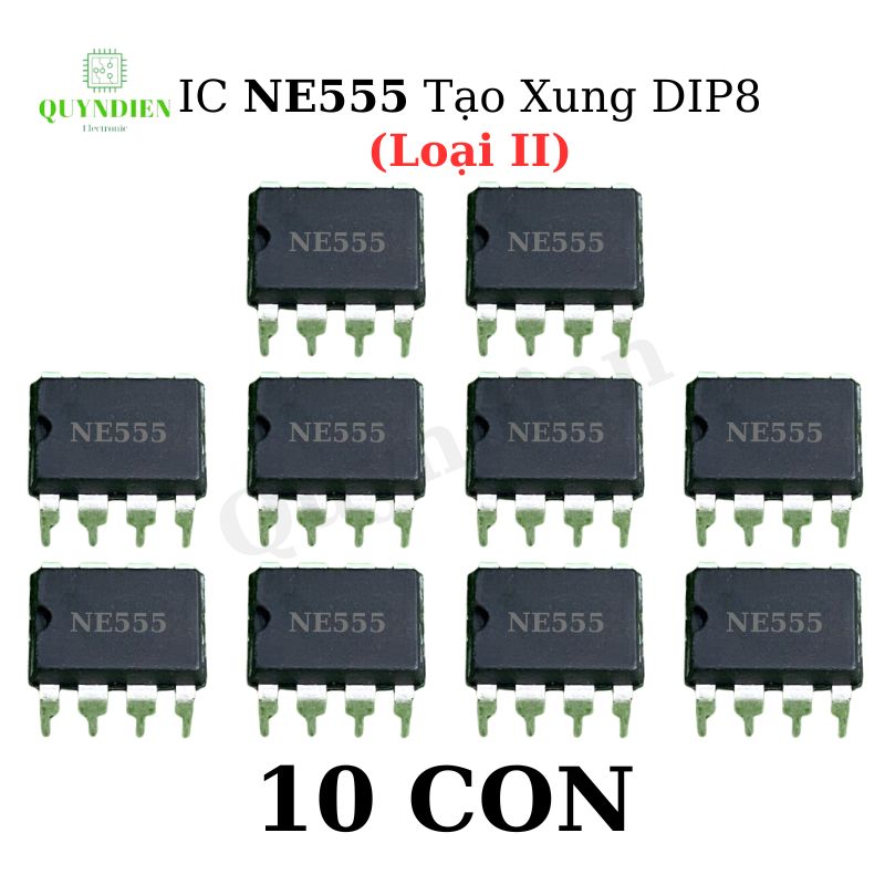 IC NE555 Tạo Xung Dip 8 -Loại 2
