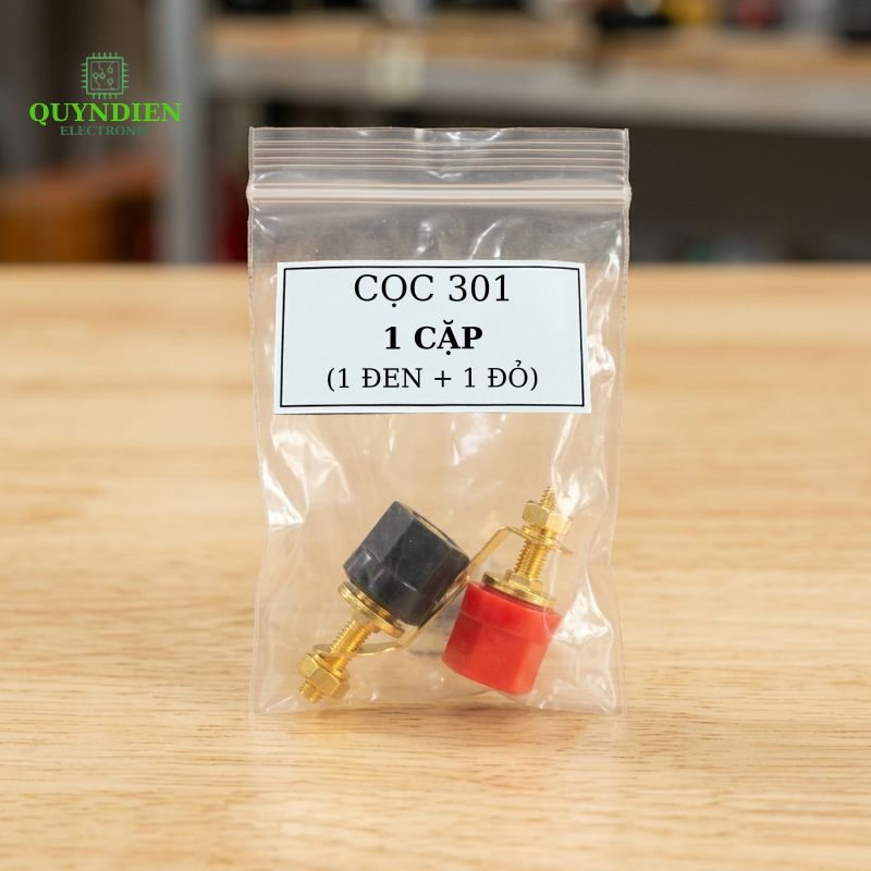 Cọc Loa Đỏ Đen 301