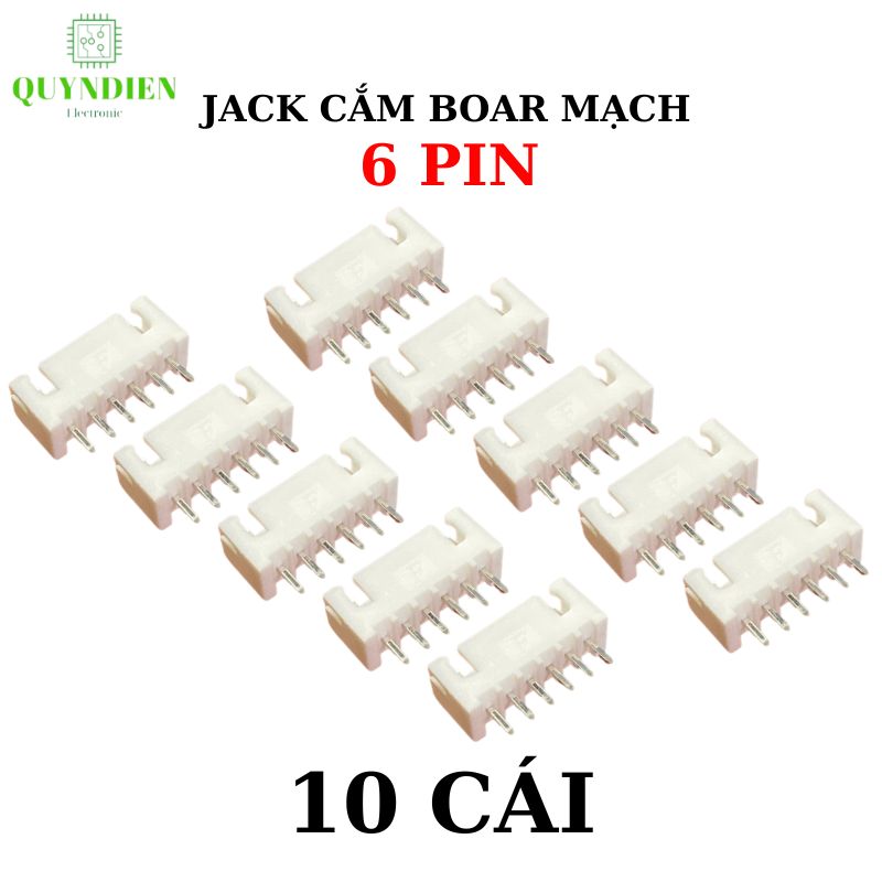 Header XH2.54 jack cắm boar mạch chân đế 5Pin