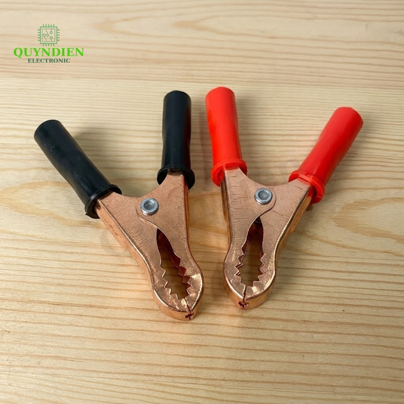 Kẹp Bình Ắc Quy 50A Mạ Đồng Đỏ Đen