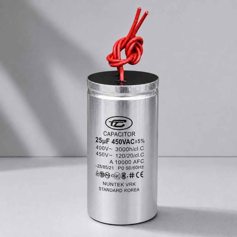 Tụ Nhôm Dây 25uF - 450V