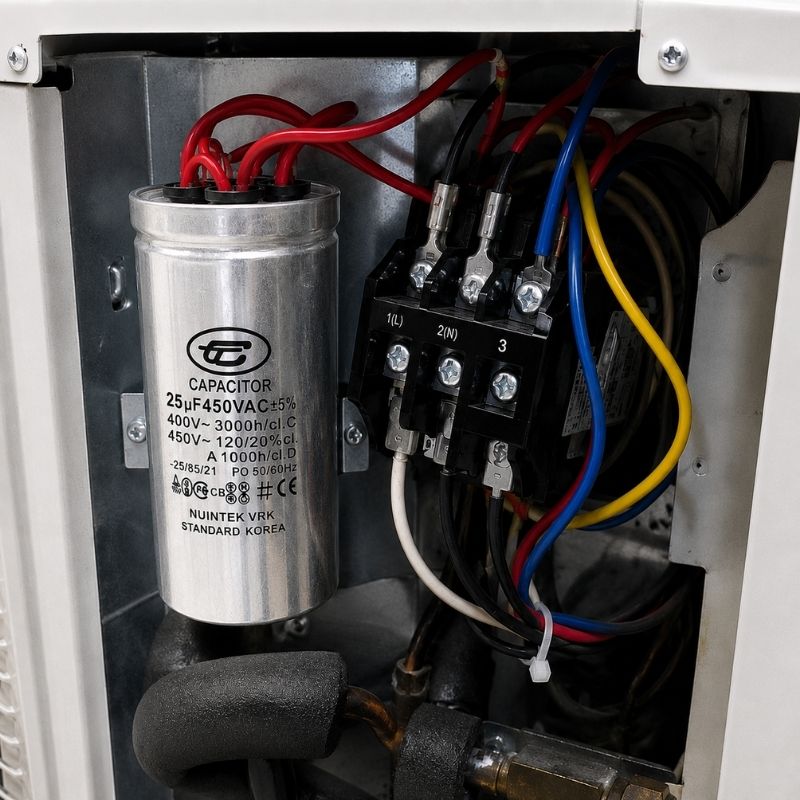 Tụ Nhôm Dây 25uF - 450V
