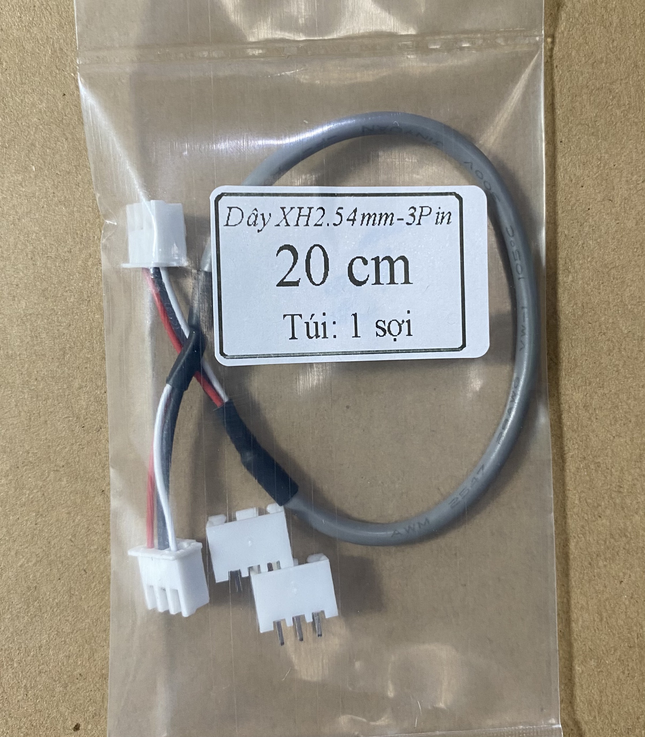 Dây bus chống nhiễu cho amply XH2.54 3P