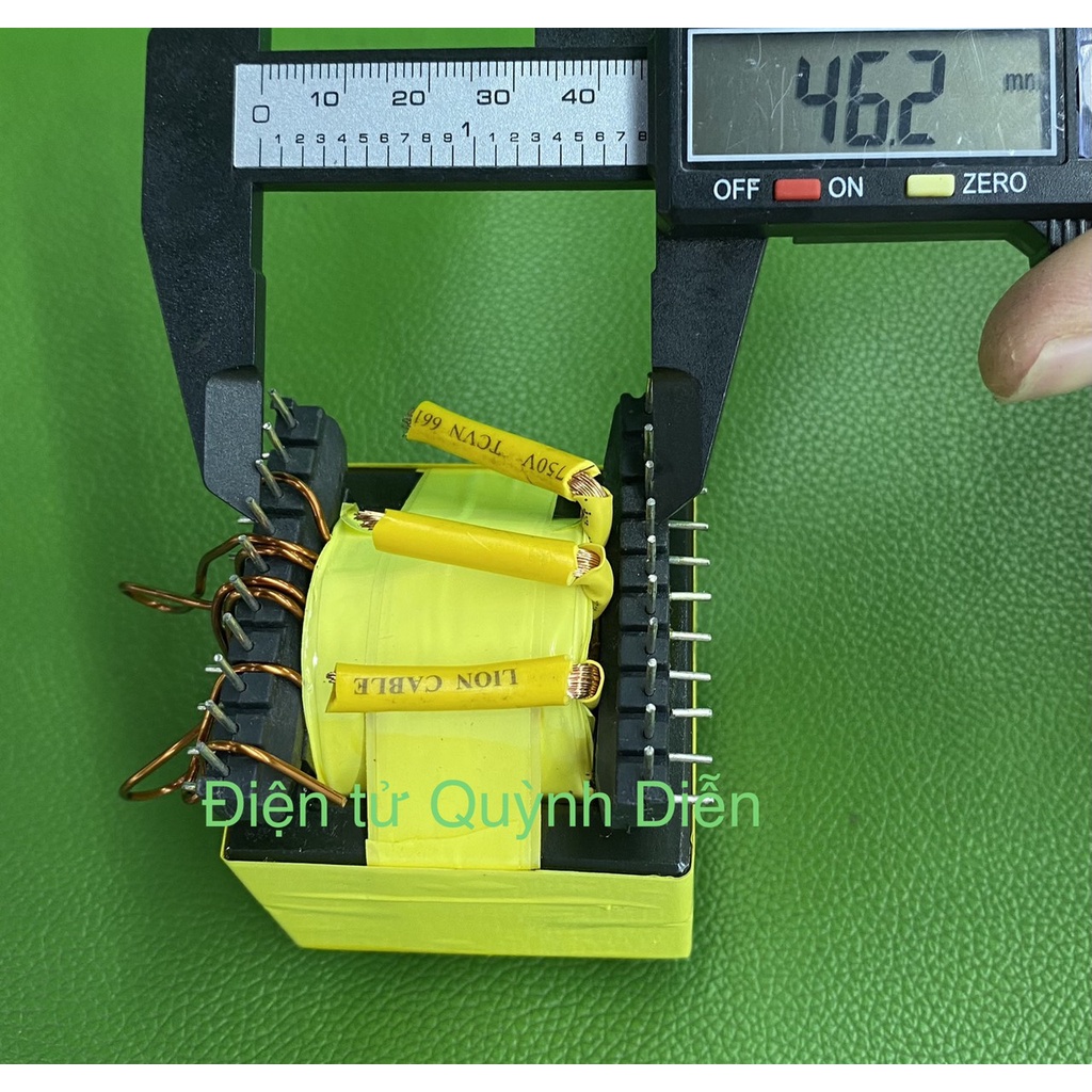 Biến áp xung quấn mới E5540 VUÔNG nằm