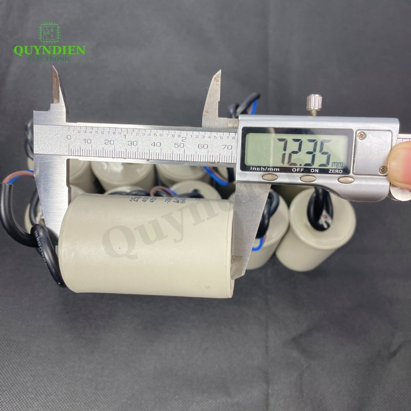 Tụ Đề Máy Bơm Nước 25uF 450V Tụ Kapa Tinh Chi