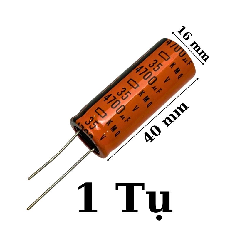 Tụ Hóa Lọc Nguồn 4700uF/35V Màu CAM