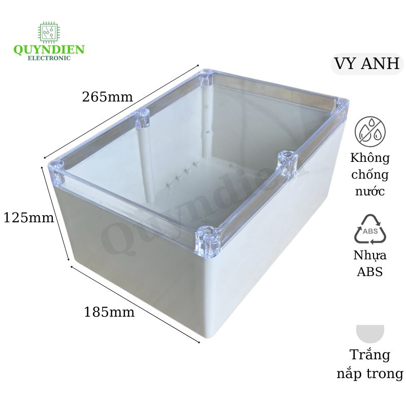 Hộp Nhựa Vy Anh 265x185x125mm Vy Anh