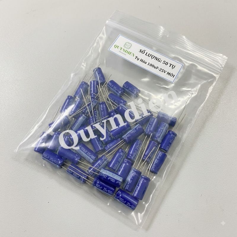 Tụ hóa 100uf - 25V