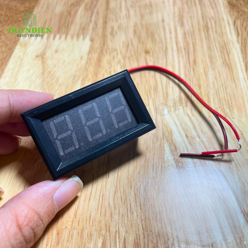 Đồng Hồ LED Đo Điện Áp 2 Dây 0.56 Inch 5~30V