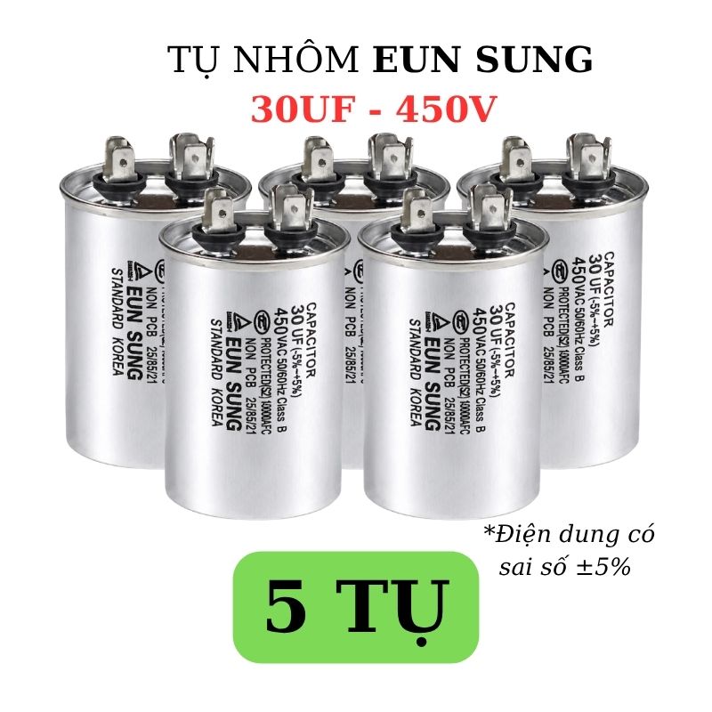 Tụ Nhôm Kapa EUN SUNG 30uF 450V