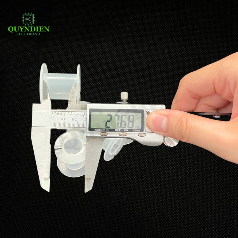 Lõi Nhựa Audio 2 Đầu Tròn Quấn Cuộn Cảm Phân Tần Loa - Màu Trắng Trong