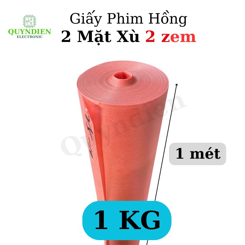 Giấy Phim Cách Điện Hồng Dày 0.2mm