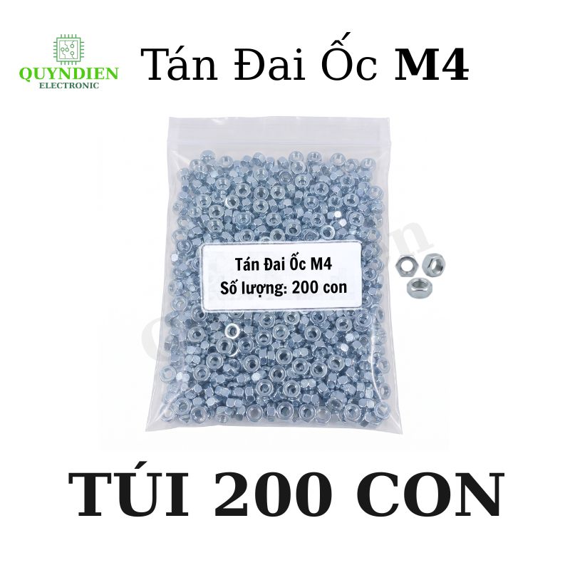 Đai Ốc - Tán Đai Ốc M4