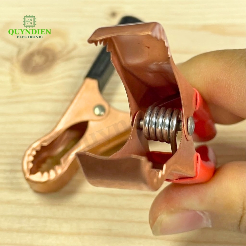 Kẹp Bình Ắc Quy 50A Mạ Đồng Đỏ Đen