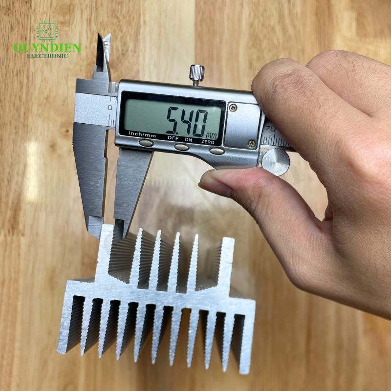 Nhôm 2U dài 220mm (220x84x58mm) loại dày, tản nhiệt cho main công suất