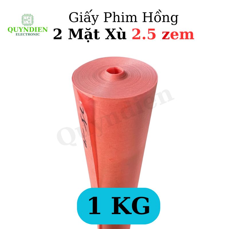 Giấy Cách Điện Hồng Khổ 1 Mét Dày 0.25mm