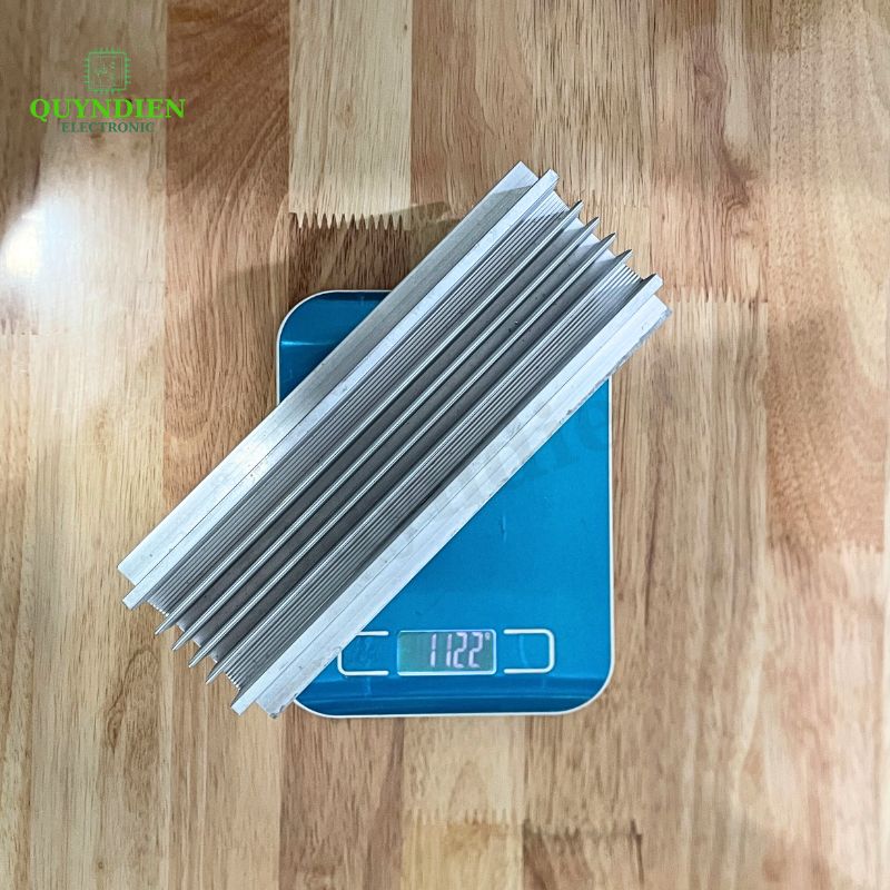 Nhôm 2U dài 220mm (220x84x58mm) loại dày, tản nhiệt cho main công suất