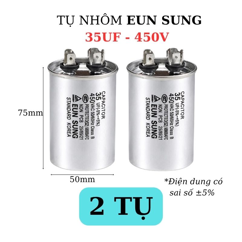 Tụ Nhôm Kapa EUN SUNG 35uF 450V