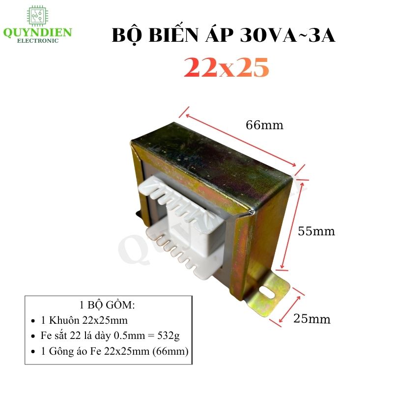 Bộ Biến áp 3A Fe22x25