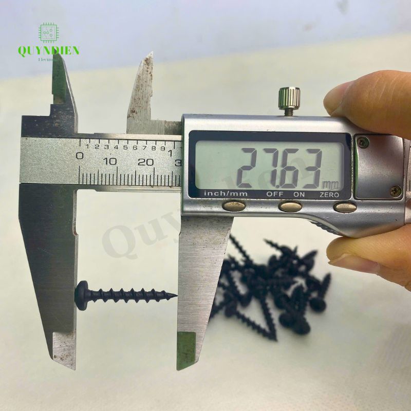 Ốc Vít Nhọn M4x25 Bắt Thùng Loa Ren Thưa Taiwan dài 25mm - Túi 1 Kg