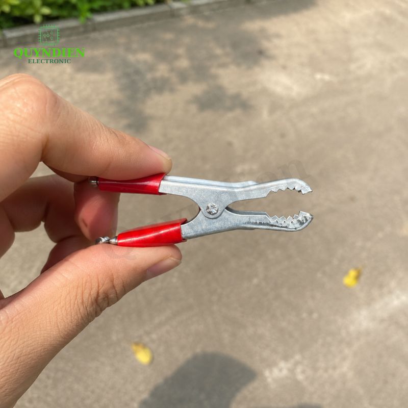 Kẹp Ắc Quy Chì 30A Có Bao Đỏ Đen (Túi 10 Cặp)