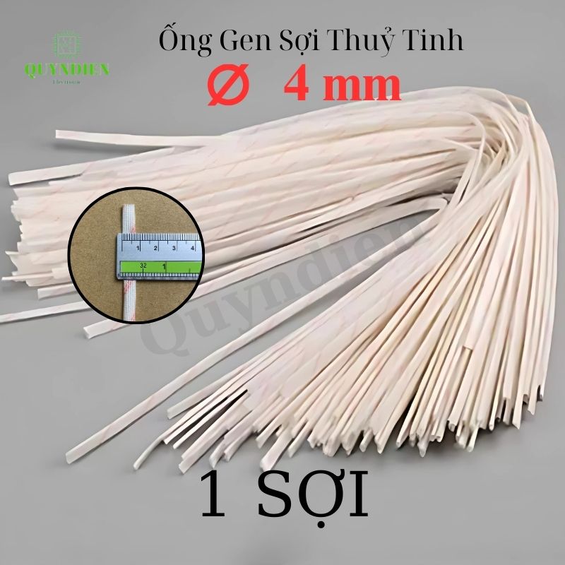 Ống gen cách điện sợi thủy tinh size 4mm