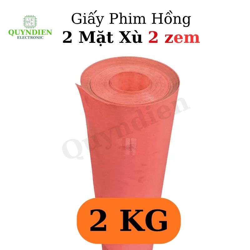 Giấy Cách Điện Hồng Khổ 1 Mét Dày 0.2mm