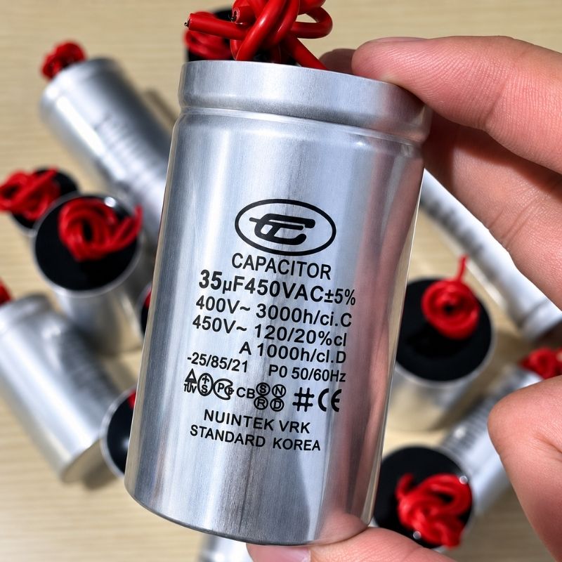 Tụ Nhôm Dây 35uF - 450V