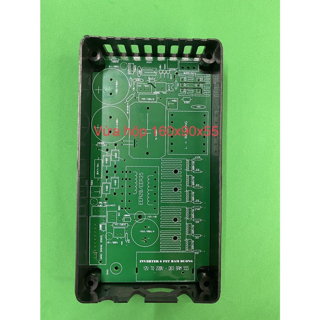 PCB bo mạch kích điện tử 6 fet db3 băm NE555 (chưa kèm dao động)