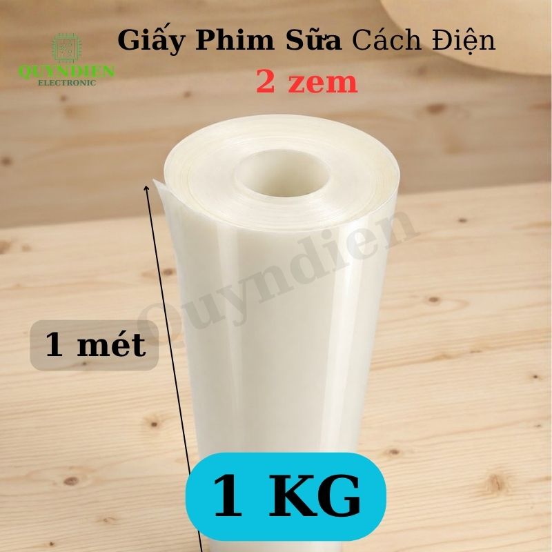 Giấy Phim Sữa Cách Điện 2 Mặt Bóng Dày 0.2mm
