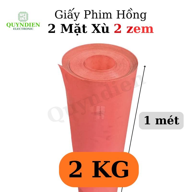 Giấy Phim Cách Điện Hồng Dày 0.2mm