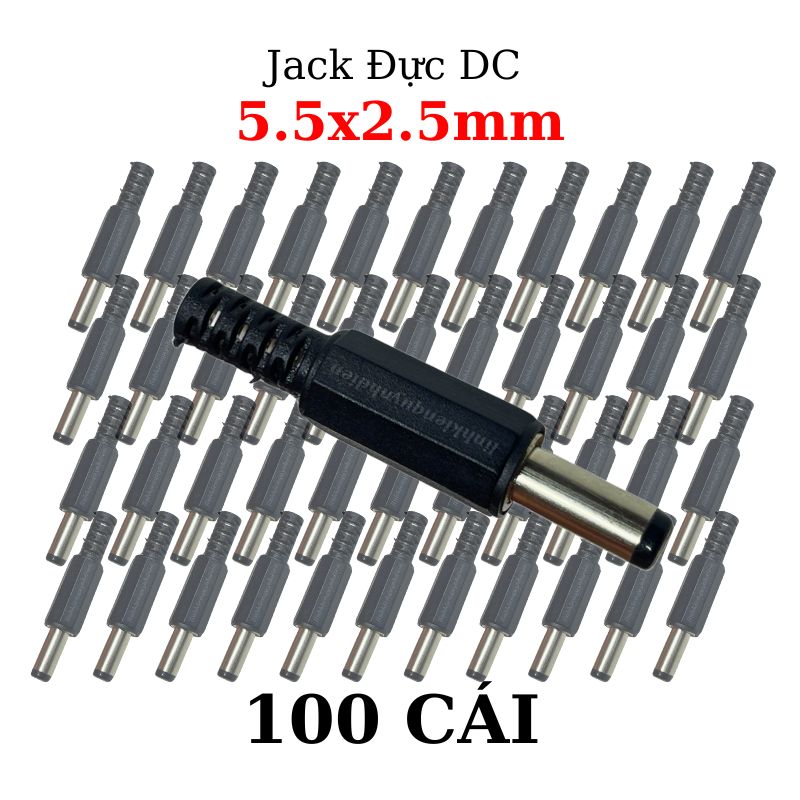 Jack, Giắc sạc DC 5.5x2.5mm Chui đực