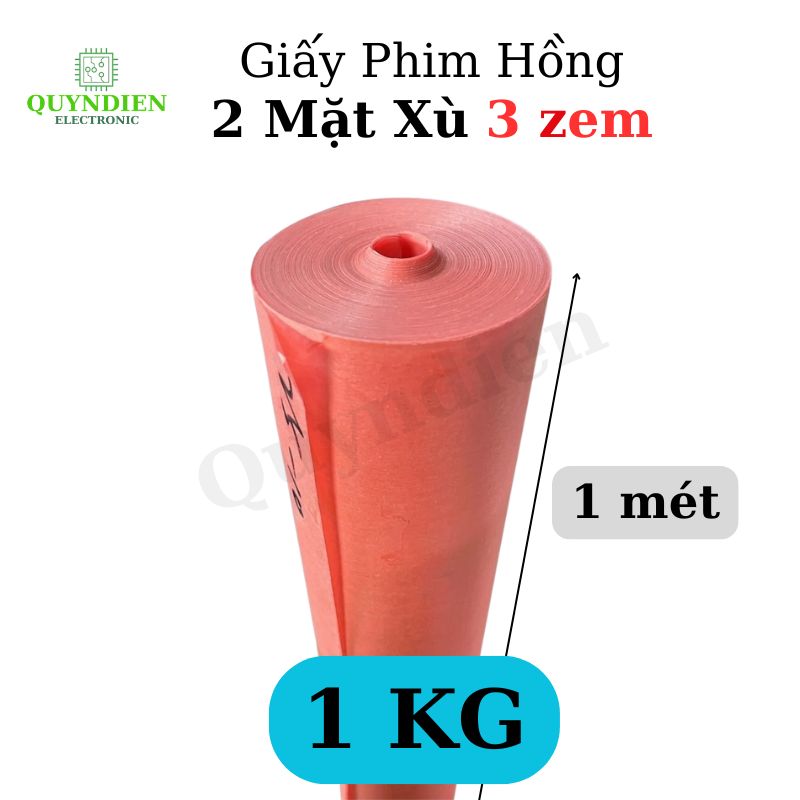 Giấy Phim Cách Điện Hồng Dày 0.3mm