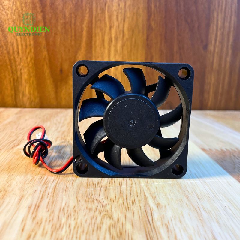 Quạt Tản Nhiệt 6x6x1.5cm 12V/0.3A dùng tản nhiệt cho máy hàn, CNC