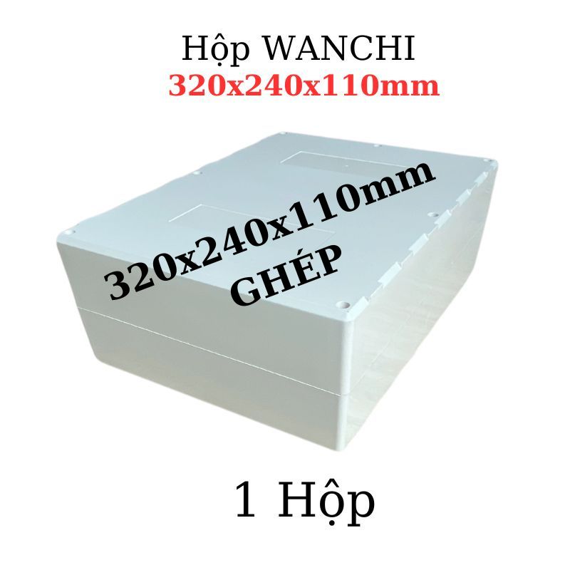 Hộp Nhựa ABS GHÉP WANCHI 320x240x110mm Màu Trắng