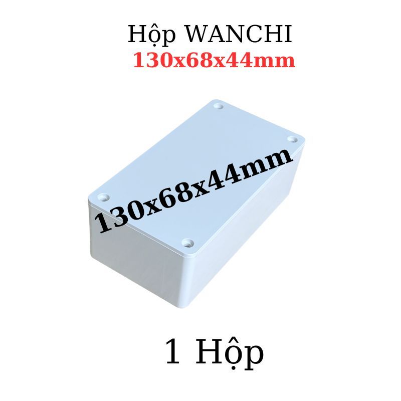 Hộp Nhựa ABS WANCHI 130x68x44mm Màu Trắng