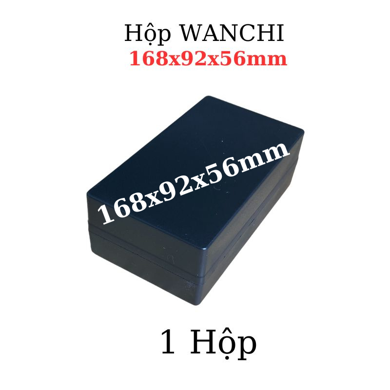 Hộp Nhựa ABS WANCHI 168x92x56mm Màu Đen