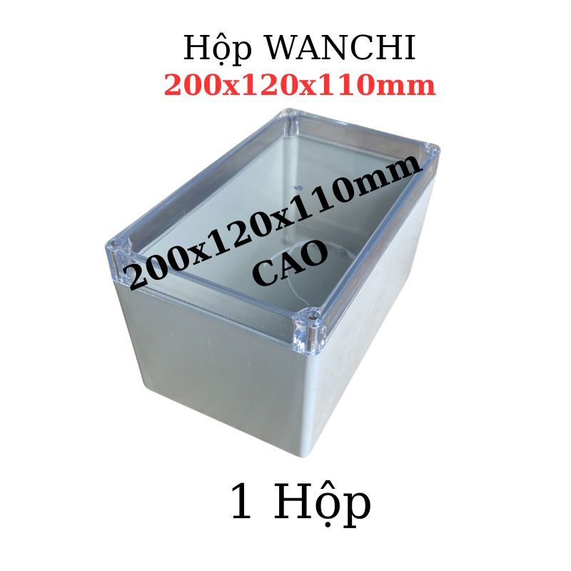 Hộp Nhựa ABS WANCHI 200x120x110mm Trắng Trong