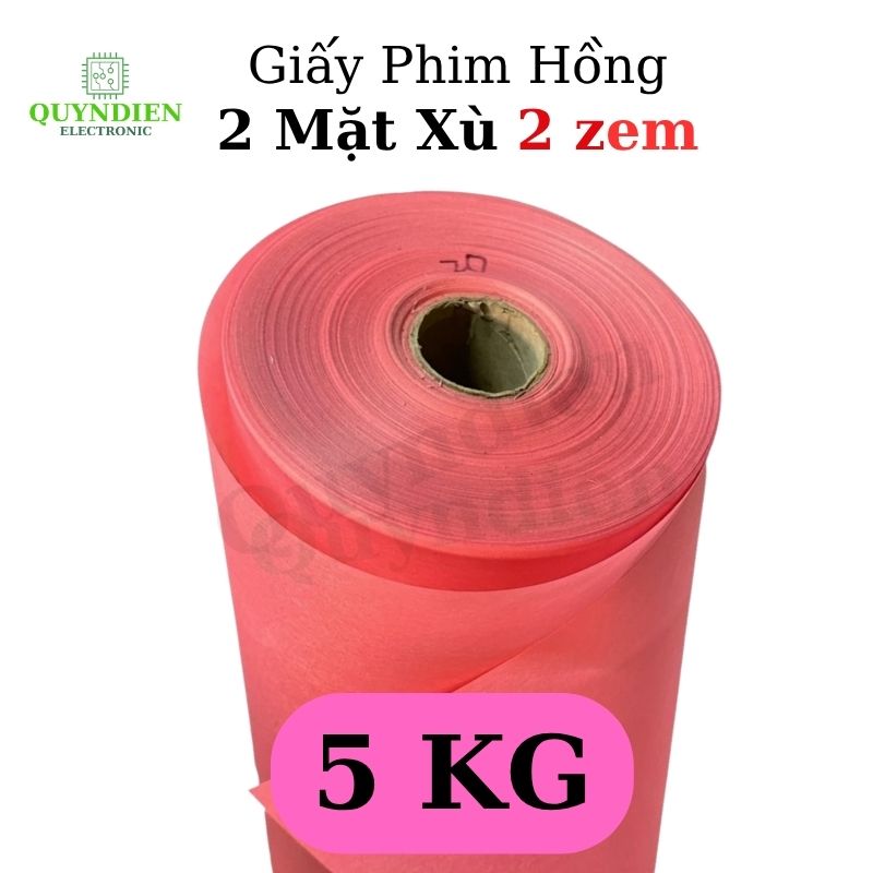 Giấy Cách Điện Hồng Khổ 1 Mét Dày 0.2mm