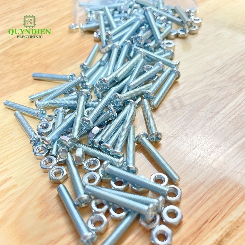 Ốc vít tán M3 3ly dài 2cm (túi 110g ) khoảng 90 - 100 con