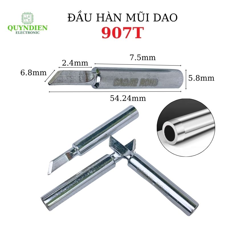 Đầu Hàn Mũi Dao 907T