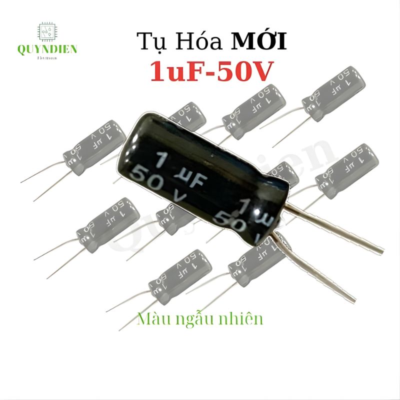 Tụ Hóa 50V 1uF 2.2uF 4.7uF 10uF 47uF