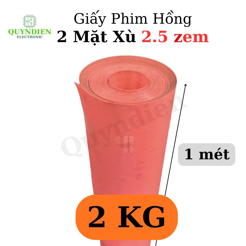 Giấy Phim Cách Điện Hồng Dày 0.25mm