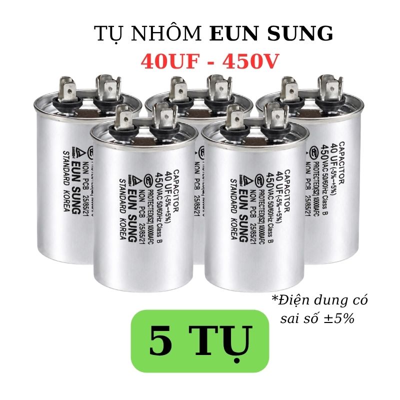 Tụ Nhôm Kapa EUN SUNG 40uF 450V