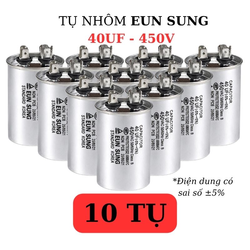 Tụ Nhôm Kapa EUN SUNG 40uF 450V