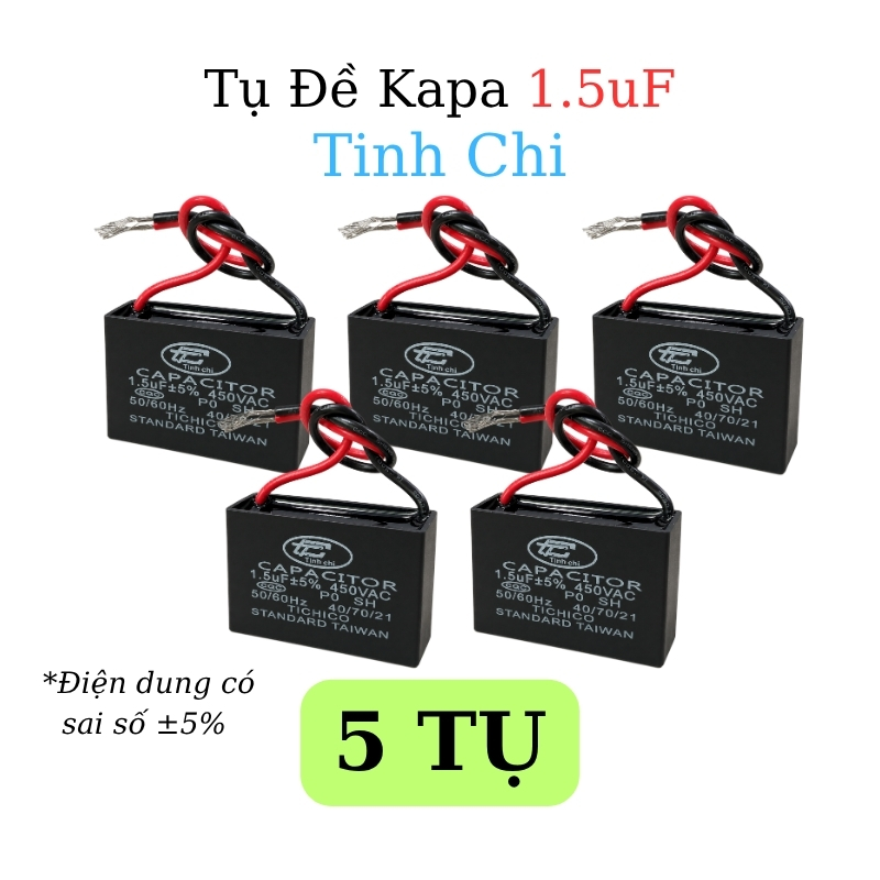 Tụ Đề Kapa Vuông Tinh Chi 1.5uF 450VAC