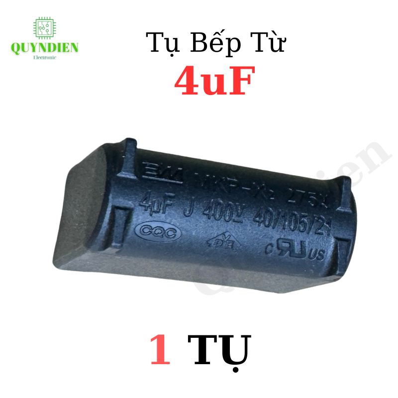 Tụ bếp từ 4uf-275VAC-400VDC đứng