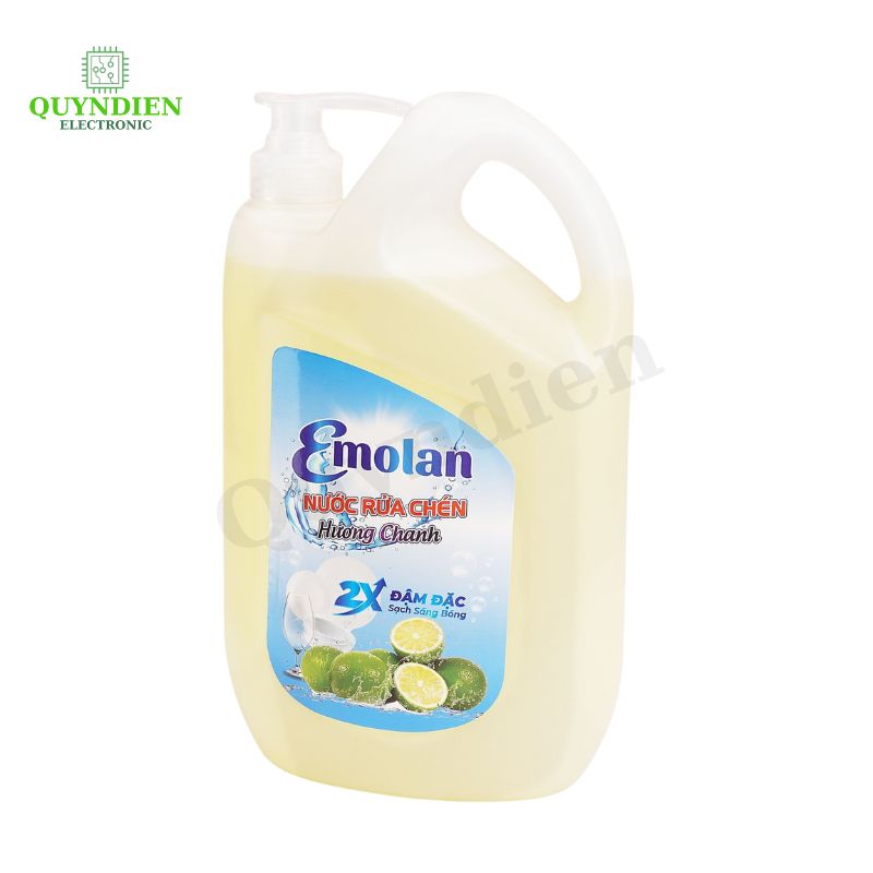 Nước rửa chén Emolan hương CHANH - 2.1L