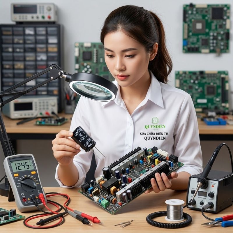 Tụ Lọc Nguồn 4700uF/35V Màu ĐEN