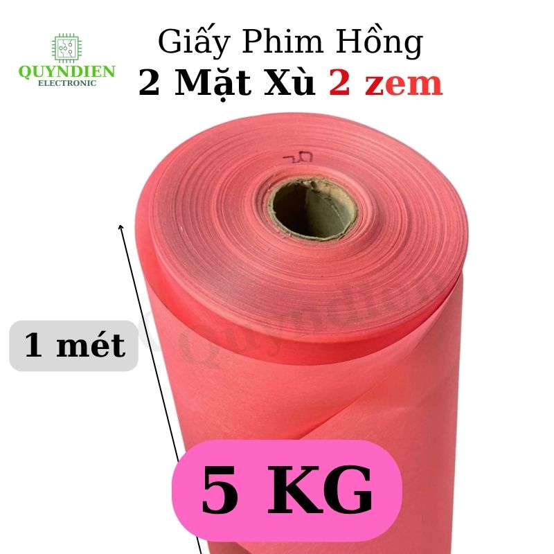 Giấy Phim Cách Điện Hồng Dày 0.2mm